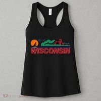 Wisconsin State License Plate Women's Tank Top thumb 3