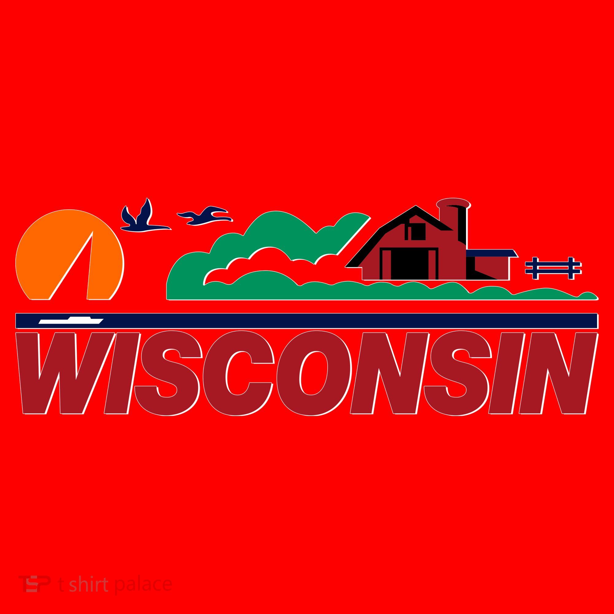 Wisconsin State License Plate Santa Hat