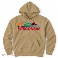 Wisconsin State License Plate Hoodie thumb 0