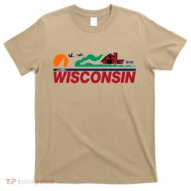 Wisconsin State License Plate T-Shirt