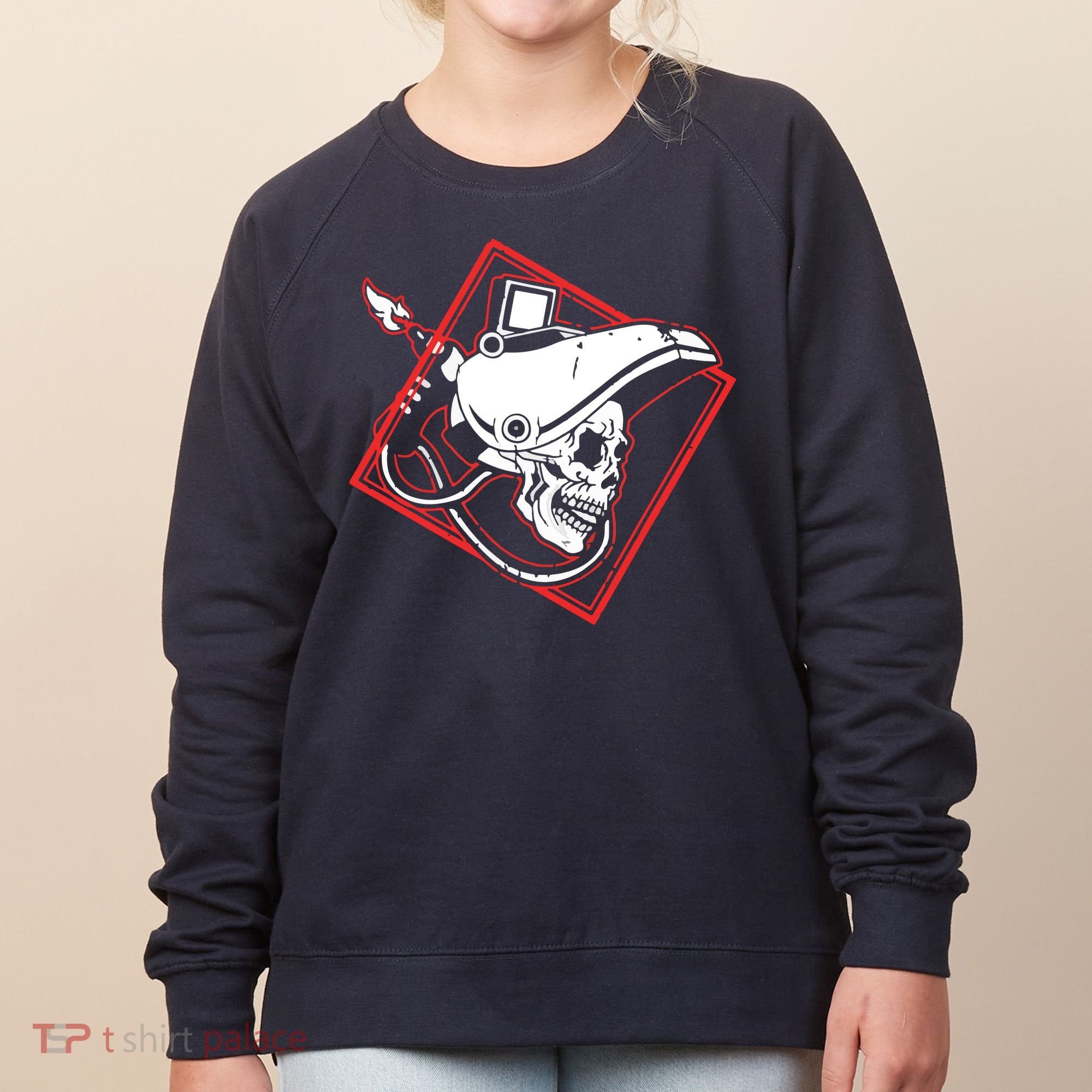 Welder Skull Mig Welding Funny Welding Women's Sweatshirt
