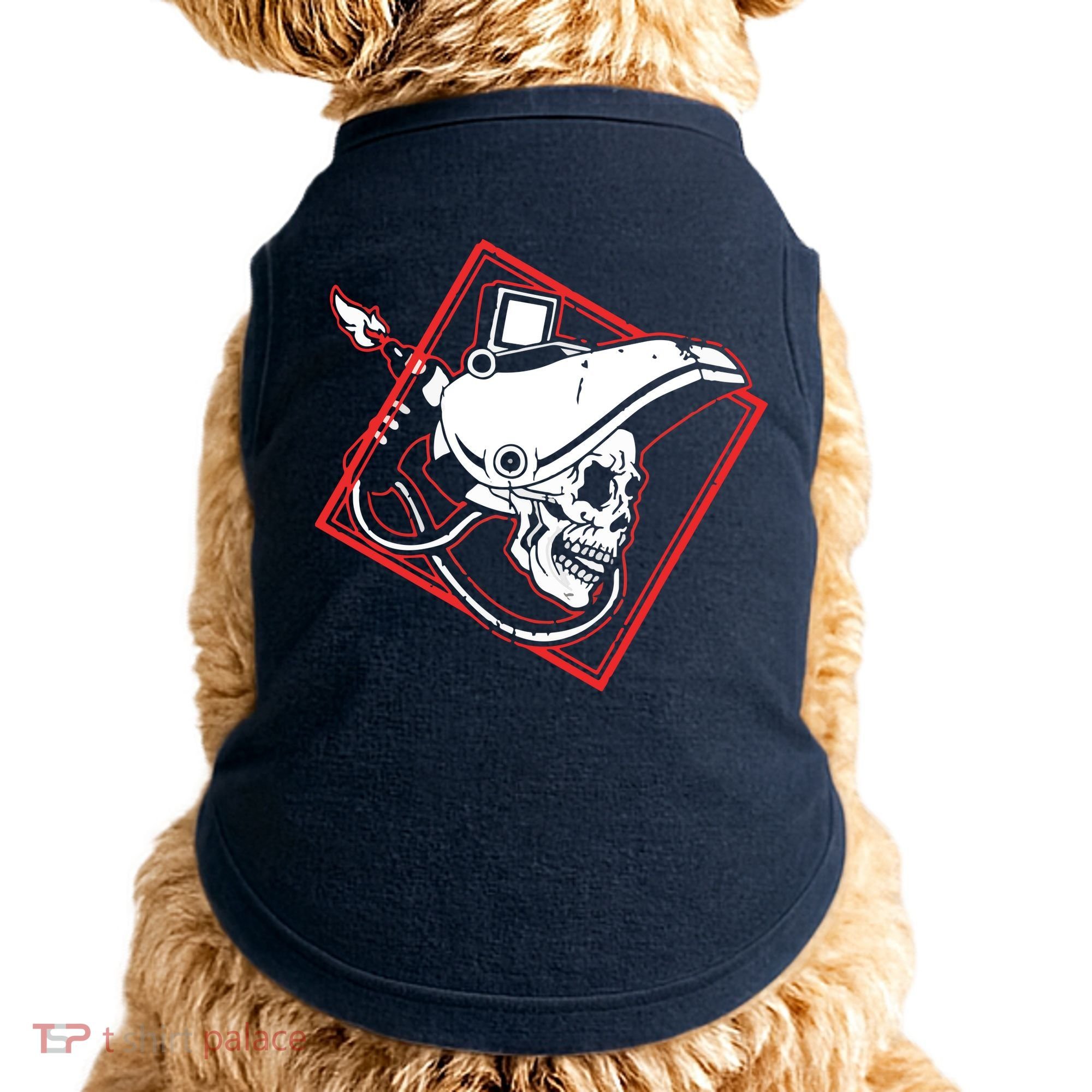 Welder Skull Mig Welding Funny Welding Doggie Tank