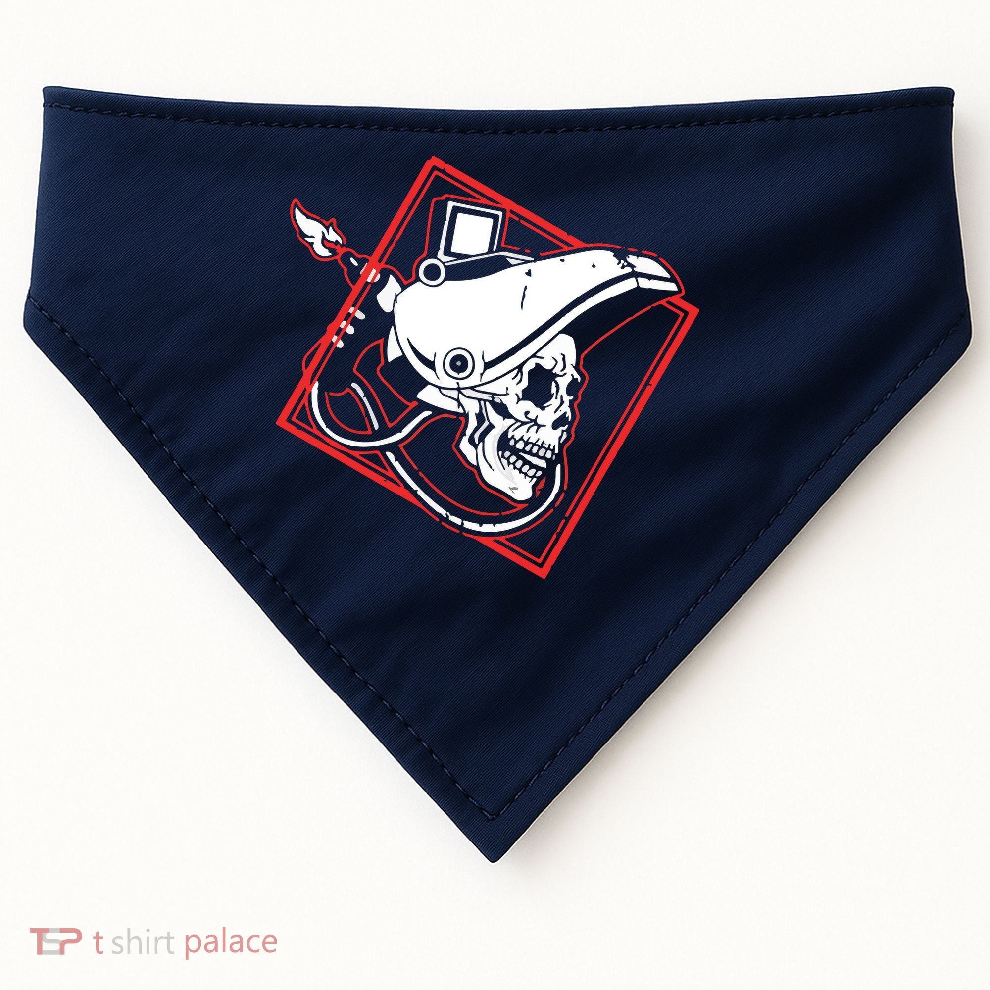 Welder Skull Mig Welding Funny Welding USA-Made Doggie Bandana