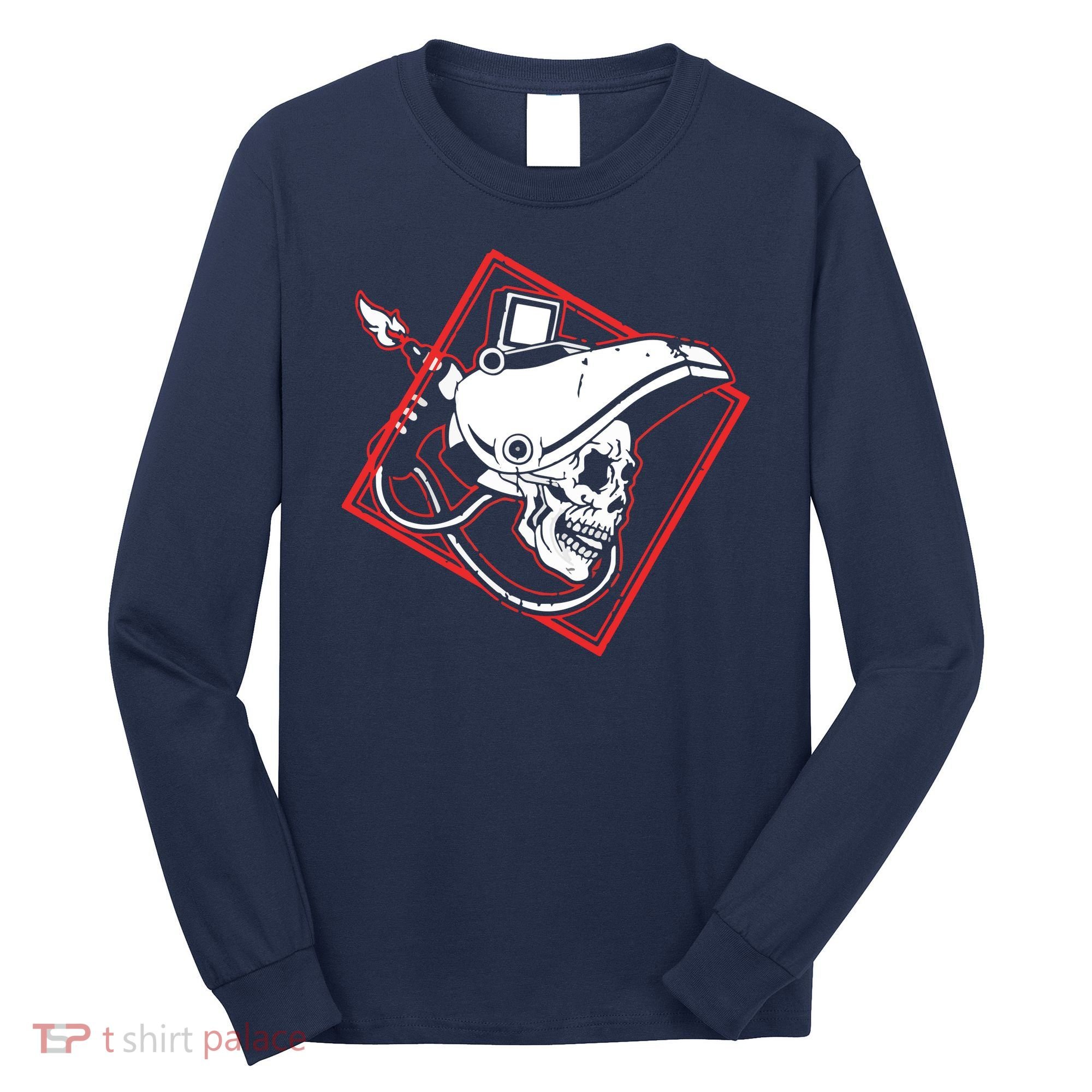 Welder Skull Mig Welding Funny Welding Long Sleeve Shirt