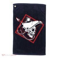 Welder Skull Mig Welding Funny Welding Golf Towel thumb 0