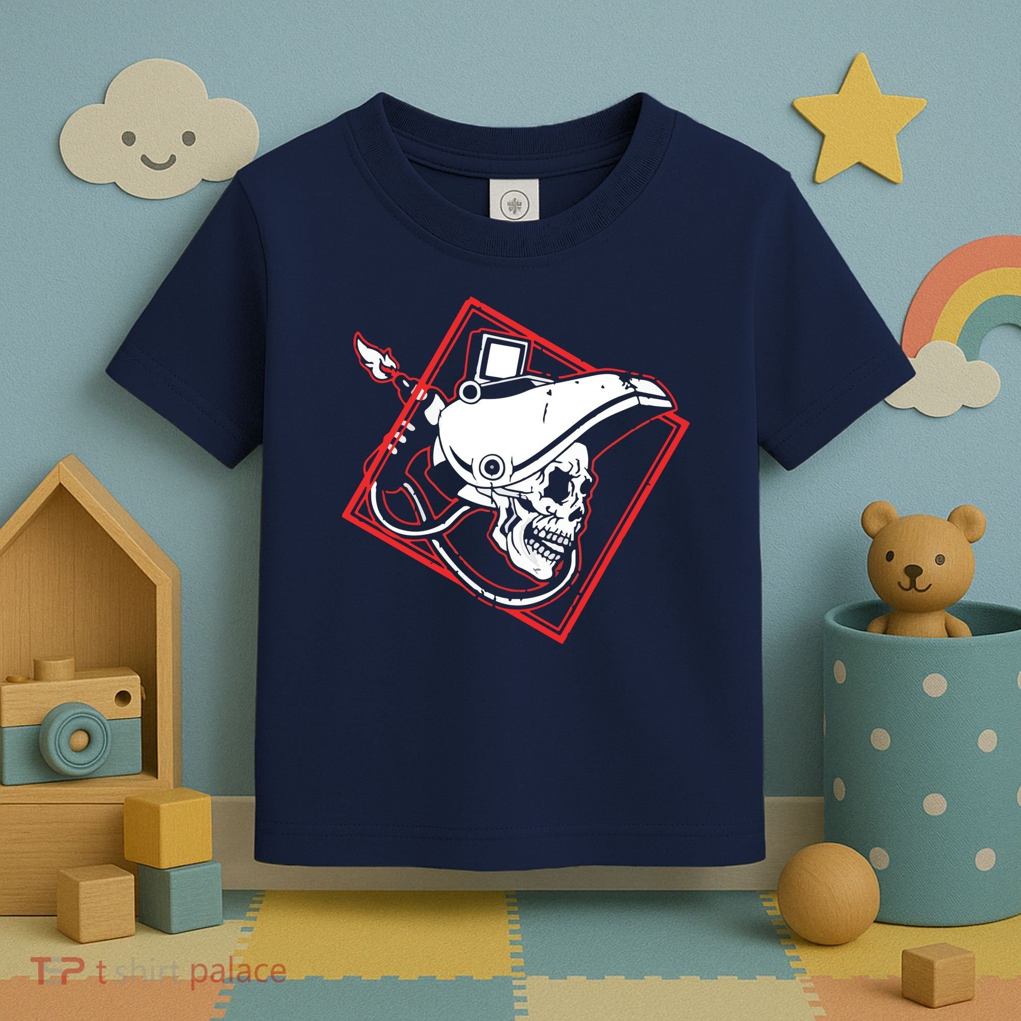 Welder Skull Mig Welding Funny Welding Toddler T-Shirt