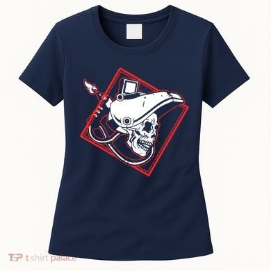 Welder Skull Mig Welding Funny Welding Women's T-Shirt