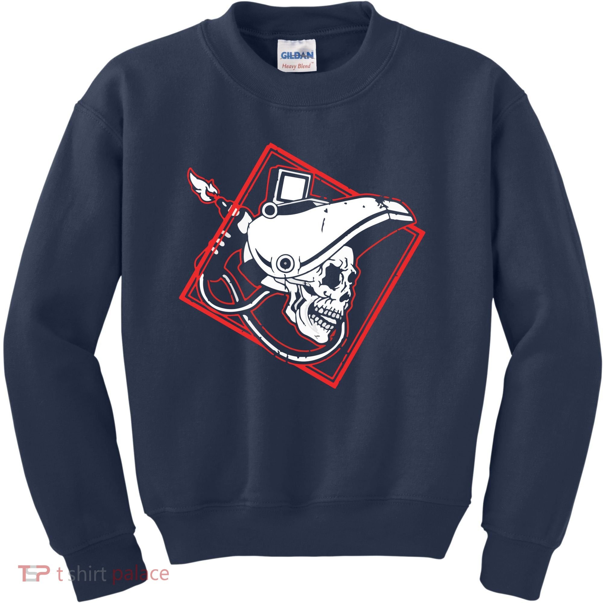 Welder Skull Mig Welding Funny Welding Kids Sweatshirt