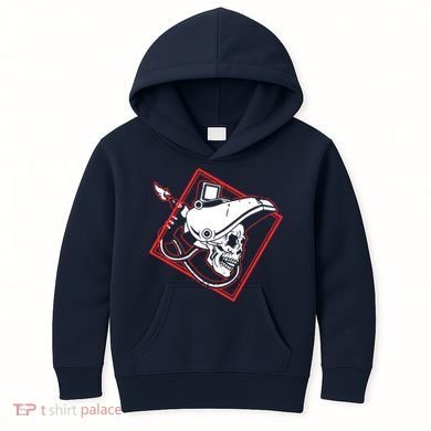 Welder Skull Mig Welding Funny Welding Kids Hoodie