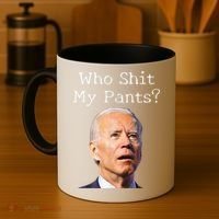 Who Shit My Pants Funny Anti Joe Biden Coffee Mug thumb 4