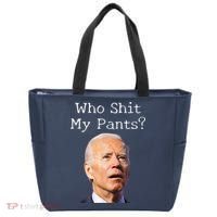 Who Shit My Pants Funny Anti Joe Biden Tote Bag thumb 0