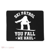 Winter Skiing Meaningful Gift Funny Ski Patrol Winter Sports Great Gift Mousepad thumb 0