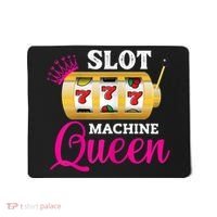 Womens Slot Machine Queen Funny Casino Gambling Mousepad thumb 0