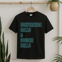 Working Soccer Mom Game Playful Cute Corporate Practice T-Shirt thumb 2