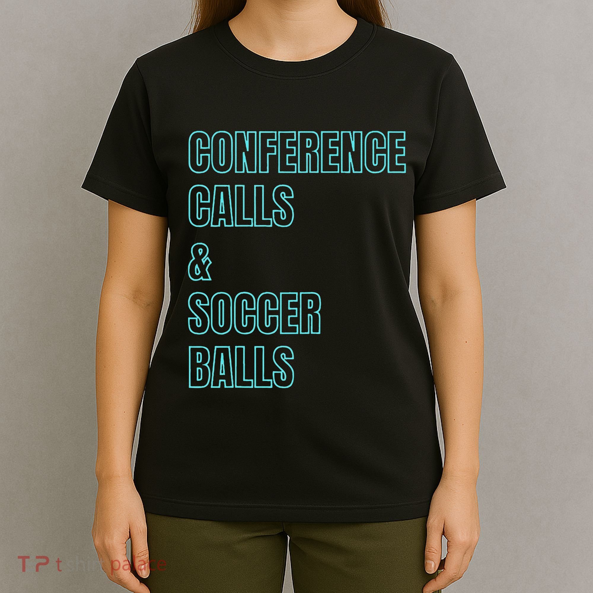 Working Soccer Mom Game Playful Cute Corporate Practice T-Shirt