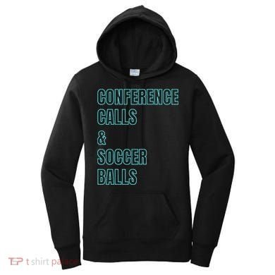 Working Soccer Mom Game Playful Cute Corporate Practice Women's Hoodie