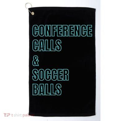 Working Soccer Mom Game Playful Cute Corporate Practice Golf Towel