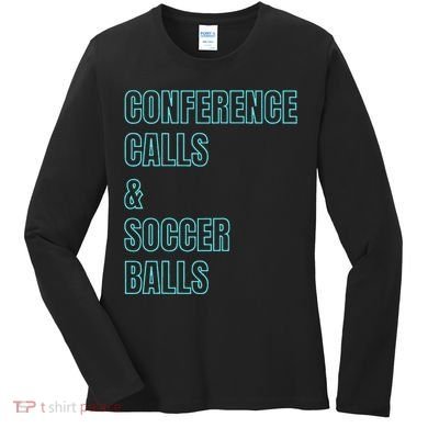 Working Soccer Mom Game Playful Cute Corporate Practice Women's Long Sleeve Shirt