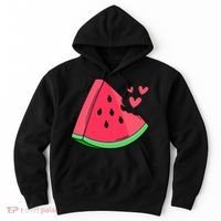 Watermelon Slice Melon Summer Vacation Season Fruit Lovers Hoodie thumb 0