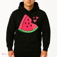 Watermelon Slice Melon Summer Vacation Season Fruit Lovers Hoodie thumb 2