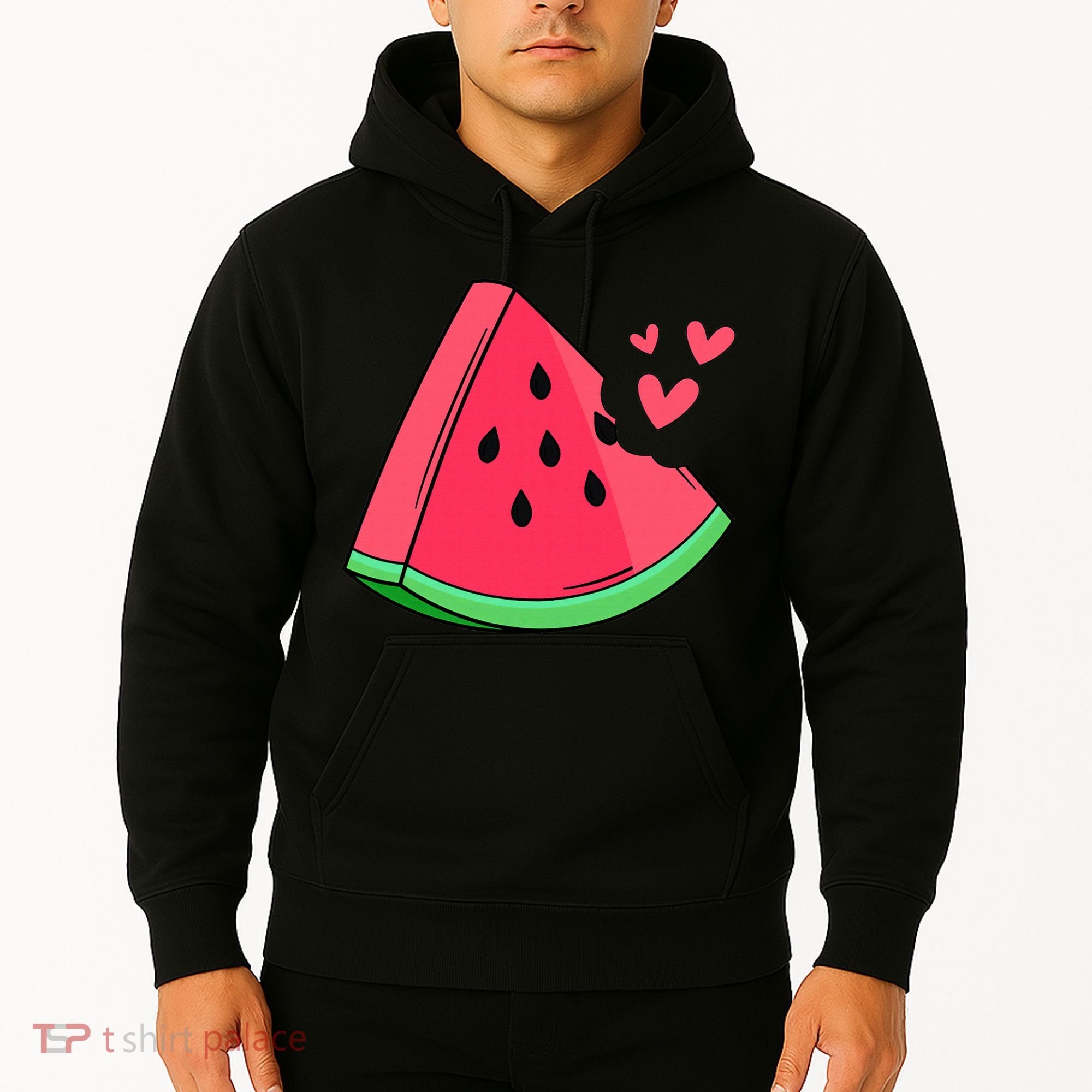 Watermelon Slice Melon Summer Vacation Season Fruit Lovers Hoodie