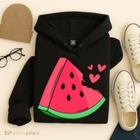 Watermelon Slice Melon Summer Vacation Season Fruit Lovers Hoodie thumb 4