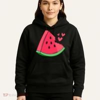 Watermelon Slice Melon Summer Vacation Season Fruit Lovers Hoodie thumb 5