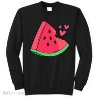 Watermelon Slice Melon Summer Vacation Season Fruit Lovers Sweatshirt thumb 0