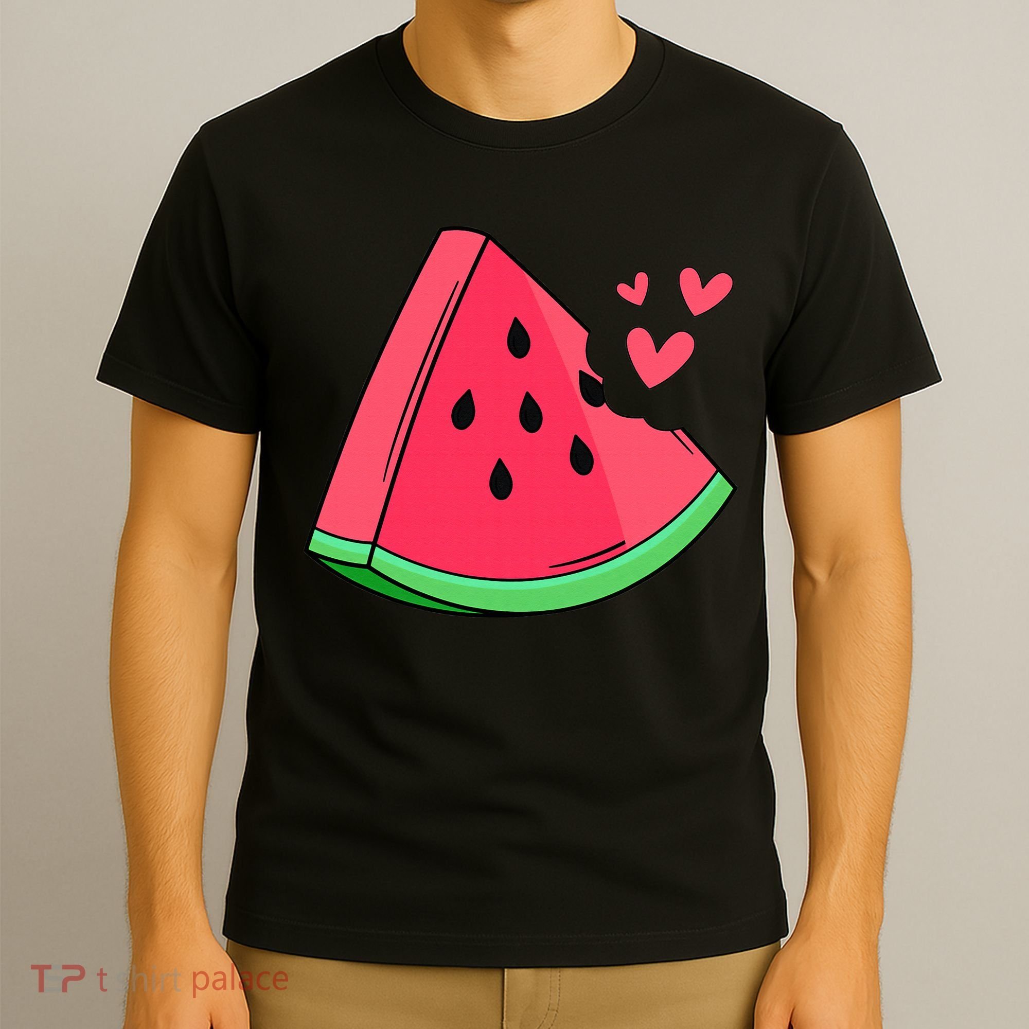 Watermelon Slice Melon Summer Vacation Season Fruit Lovers T-Shirt