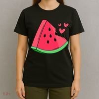 Watermelon Slice Melon Summer Vacation Season Fruit Lovers T-Shirt thumb 4