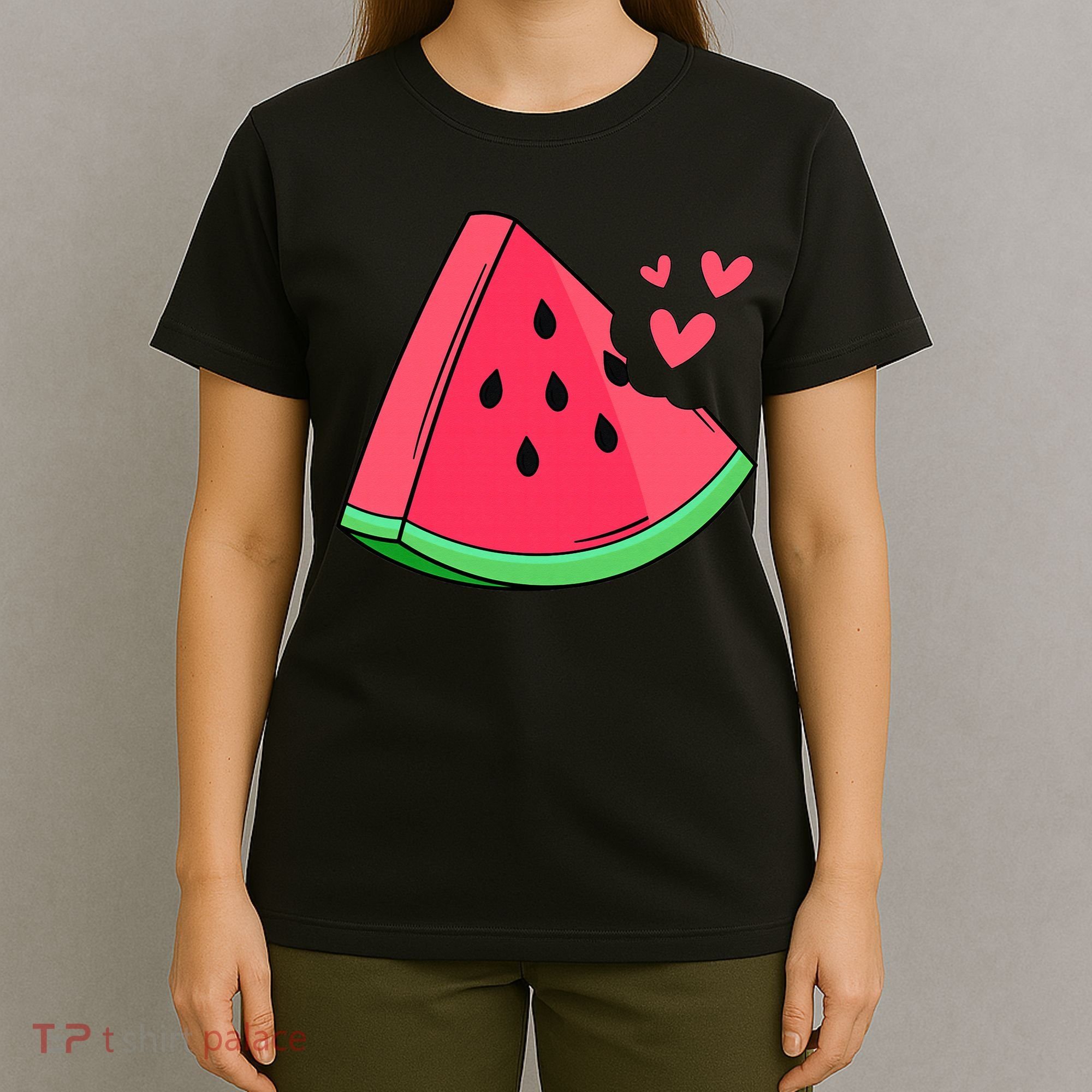 Watermelon Slice Melon Summer Vacation Season Fruit Lovers T-Shirt