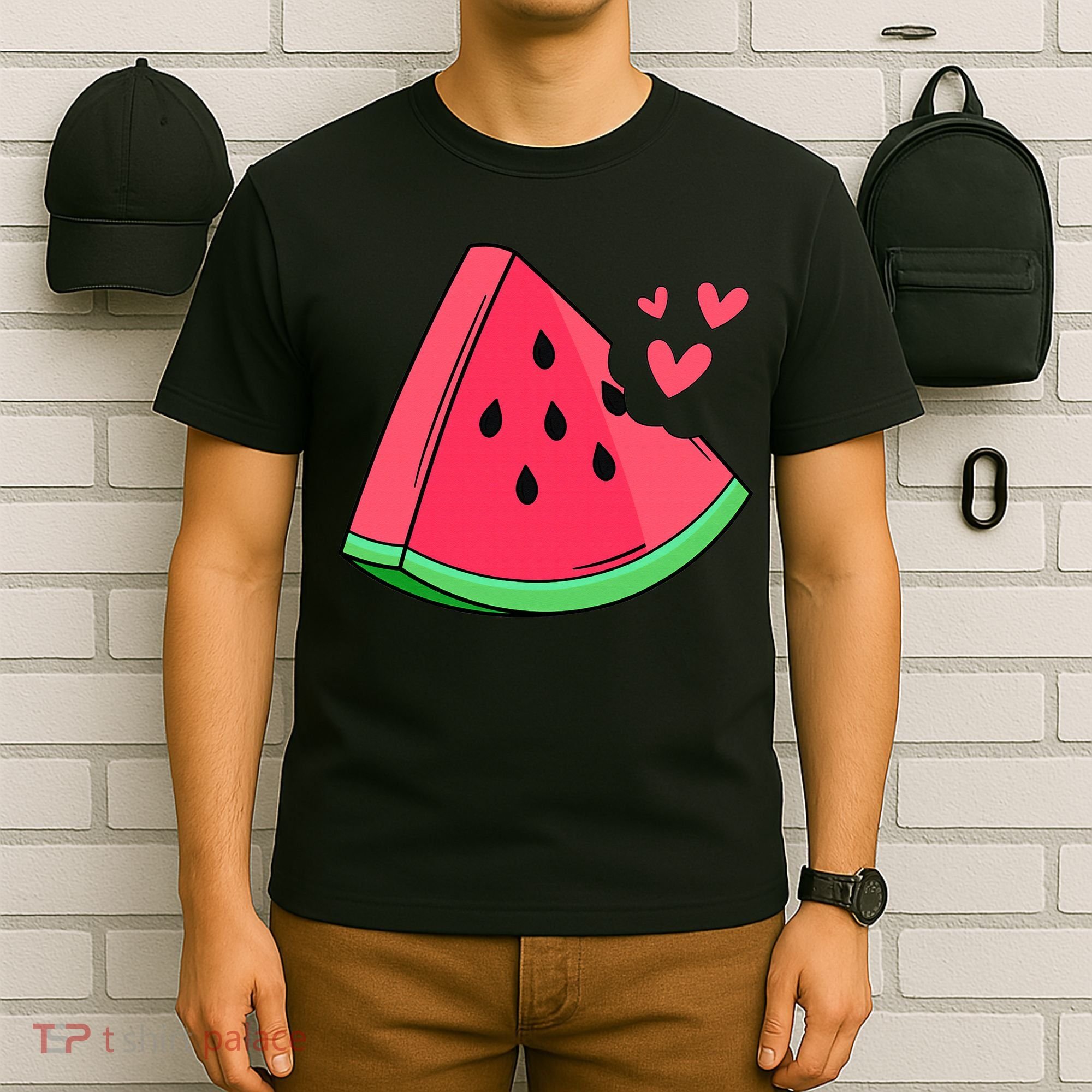Watermelon Slice Melon Summer Vacation Season Fruit Lovers T-Shirt