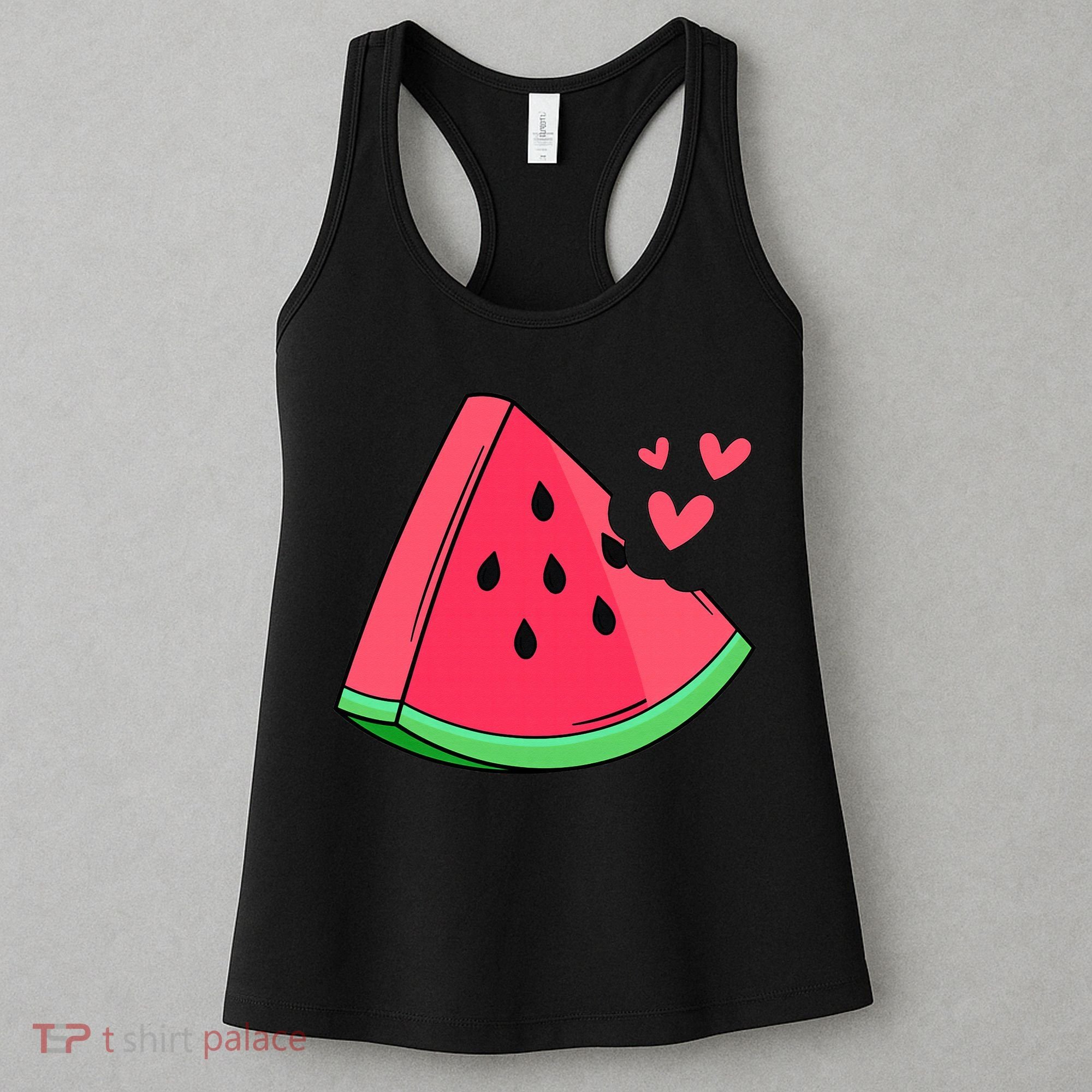 Watermelon Slice Melon Summer Vacation Season Fruit Lovers Women's Tank Top