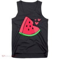 Watermelon Slice Melon Summer Vacation Season Fruit Lovers Tank Top thumb 0