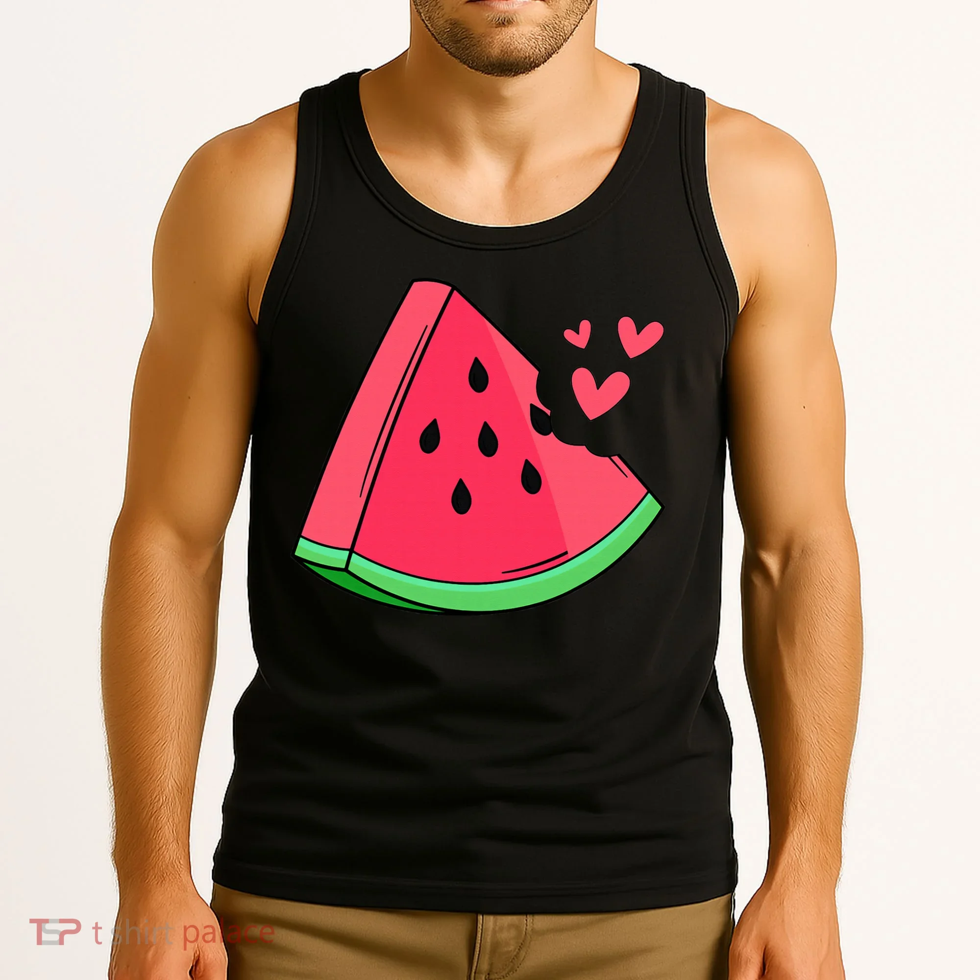 Watermelon Slice Melon Summer Vacation Season Fruit Lovers Tank Top