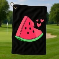 Watermelon Slice Melon Summer Vacation Season Fruit Lovers Golf Towel thumb 1
