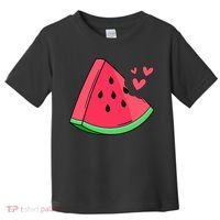 Watermelon Slice Melon Summer Vacation Season Fruit Lovers Toddler T-Shirt thumb 0