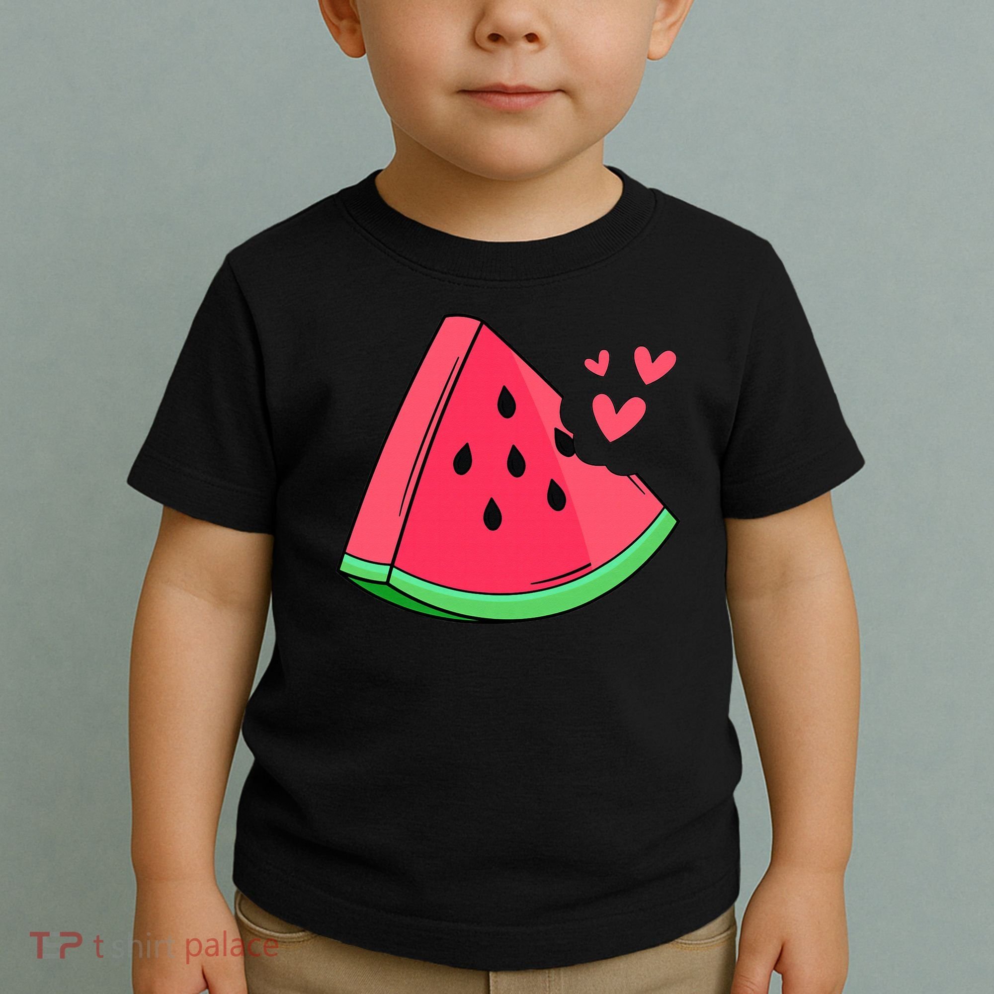 Watermelon Slice Melon Summer Vacation Season Fruit Lovers Toddler T-Shirt