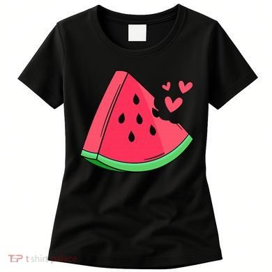 Watermelon Slice Melon Summer Vacation Season Fruit Lovers Women's T-Shirt