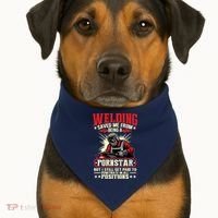 Welding Saved Me From Being A Pornstar But I Still Get Paid USA-Made Doggie Bandana thumb 1