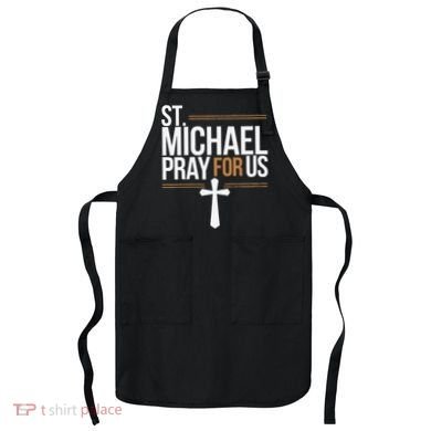 Women St. Michael Patronage Catholic Confirmation Gift Apron