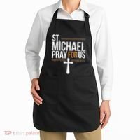 Women St. Michael Patronage Catholic Confirmation Gift Apron thumb 2