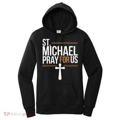 Women St. Michael Patronage Catholic Confirmation Gift Women's Hoodie