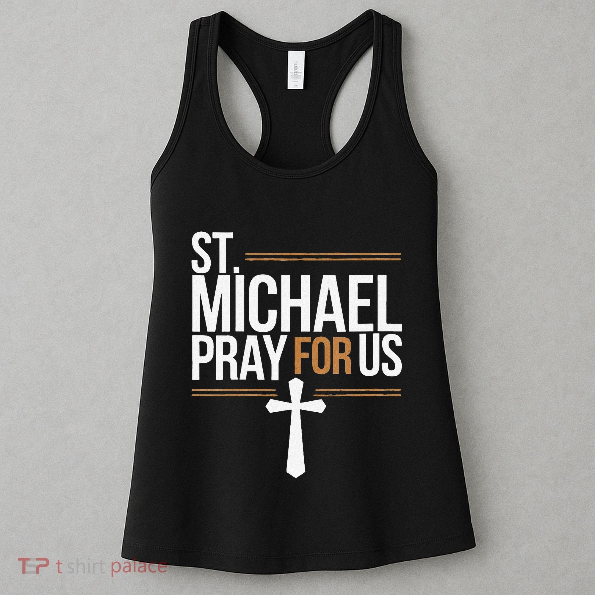 Women St. Michael Patronage Catholic Confirmation Gift Women's Tank Top