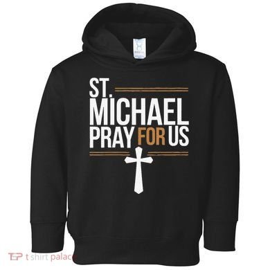 Women St. Michael Patronage Catholic Confirmation Gift Toddler Hoodie