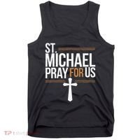 Women St. Michael Patronage Catholic Confirmation Gift Tank Top thumb 0