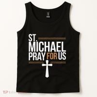 Women St. Michael Patronage Catholic Confirmation Gift Tank Top thumb 2