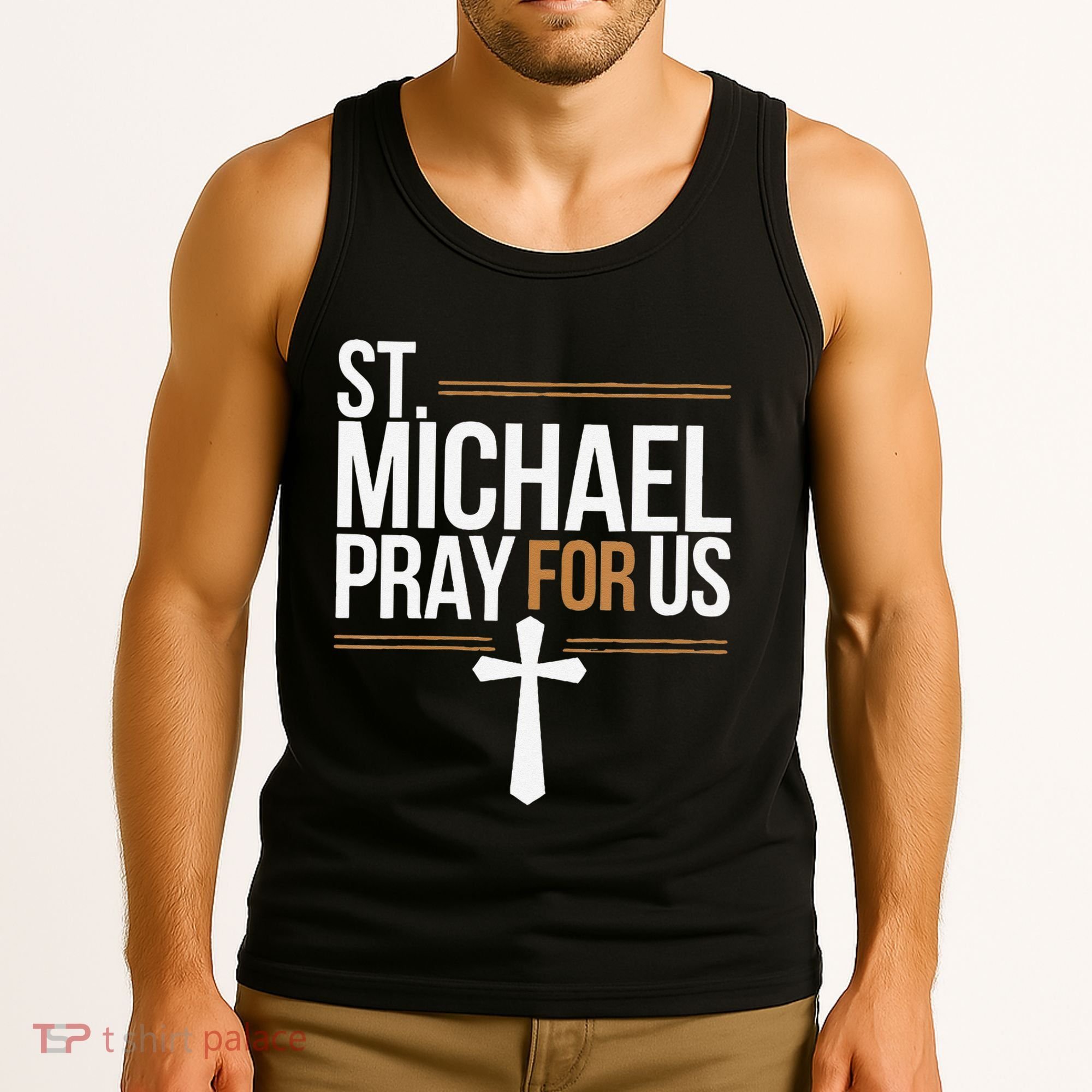 Women St. Michael Patronage Catholic Confirmation Gift Tank Top