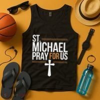 Women St. Michael Patronage Catholic Confirmation Gift Tank Top thumb 4