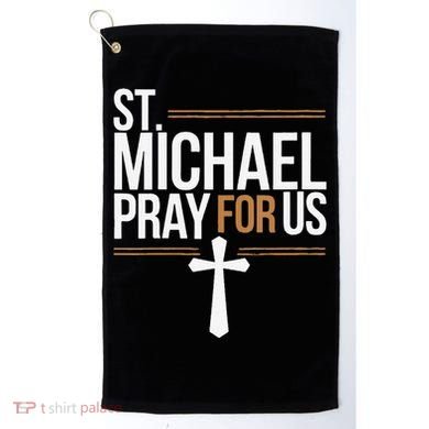 Women St. Michael Patronage Catholic Confirmation Gift Golf Towel